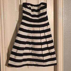 White house black market strapless dress
